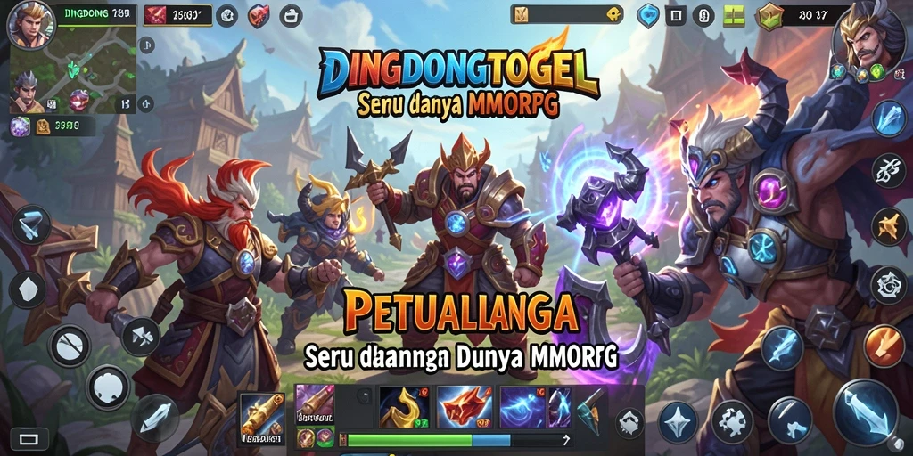 Screenshot DINGDONGTOGEL menampilkan aksi seru dalam petualangan MMORPG.