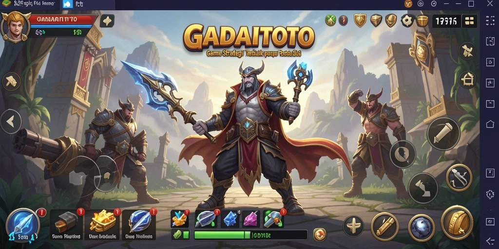 Tampilan gameplay strategi mendalam GADAITOTO yang memukau.