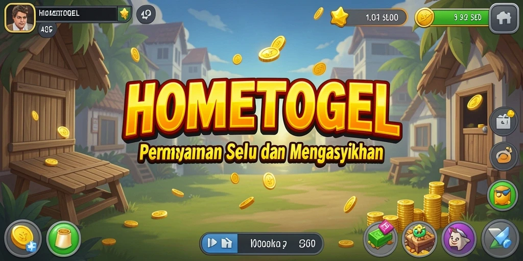 Tampilan gameplay HOMETOGEL yang menarik dan mengasyikkan.