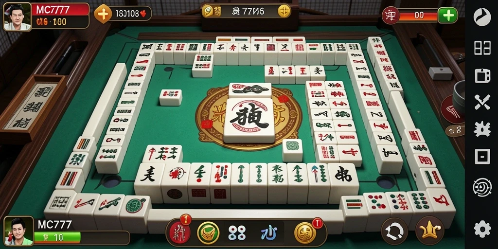 Tampilan gameplay MC777 yang menarik dan menantang dalam Mahjong.