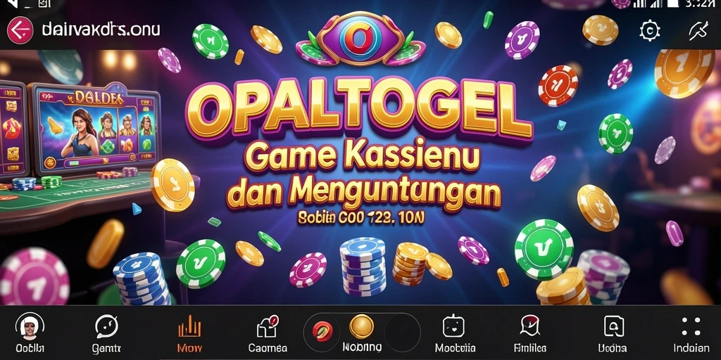 Tampilan gameplay seru dari OPALTOGEL dengan berbagai fitur menarik.