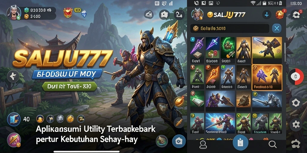 Tampilan antarmuka SALJU777 yang bersih dan mudah digunakan.